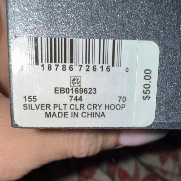 And Now This Twisted Silver Plated Earrings - Picture 6 of 6